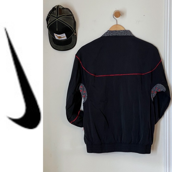 EUC NIKE AIR JORDAN retro style full zip windbreaker light jacket, size S - Picture 12 of 16
